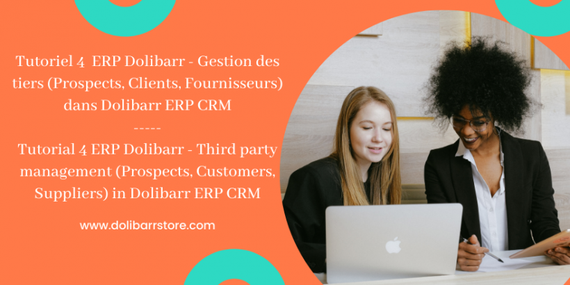 Tutorial 4 ERP Dolibarr - Third party management (Prospects, Customers, Suppliers) in Dolibarr ERP CRM