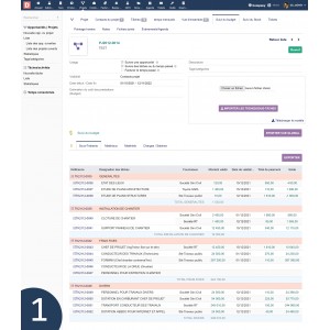 Suivi Budgétaire projet BTP