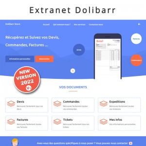 Dolibarr Extranet - Website und Client Extranet