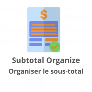 Organizador de subtotales